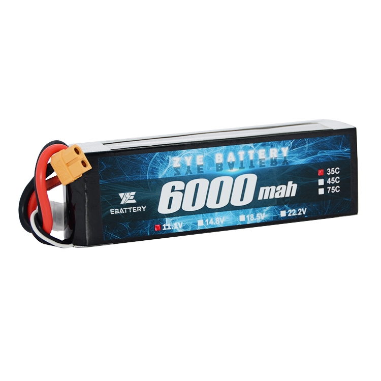 Bateria Lipo 3S 6000 mAh 60C 11,1 V Bateria Lipo